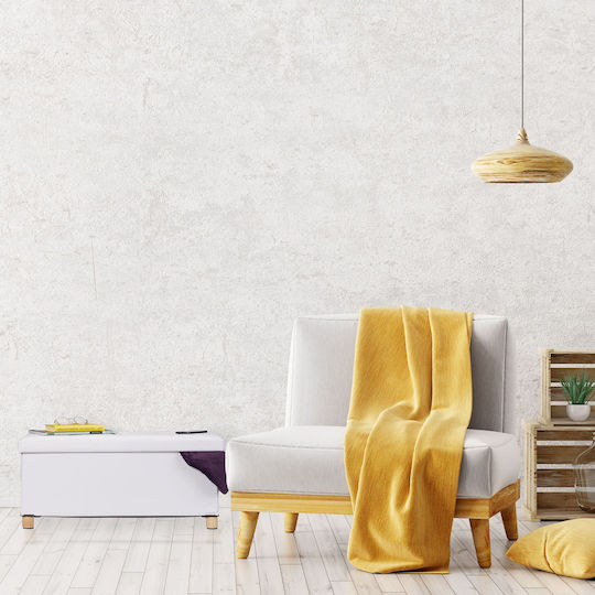 Stool For Living Room With Storage Space Leather White 76x37x35cm