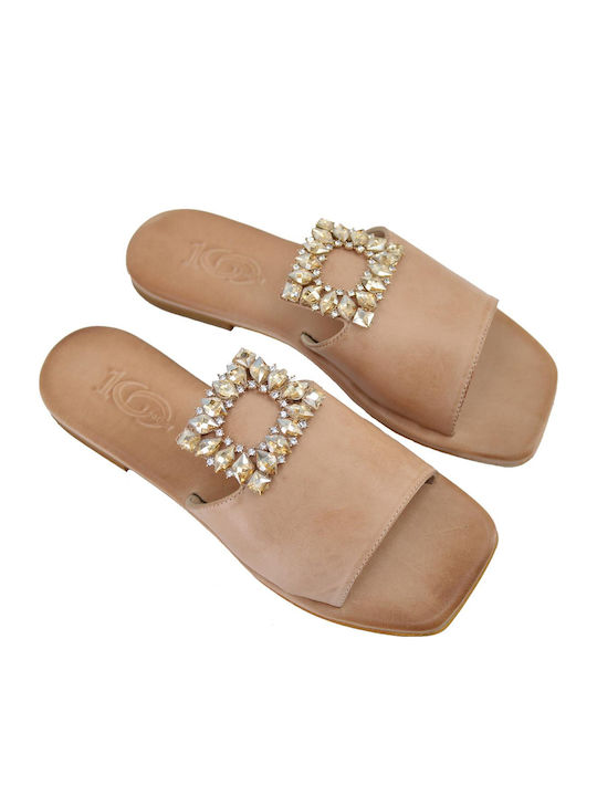 Dermatina 100 Sandale Casual Damă Din Piele Bej