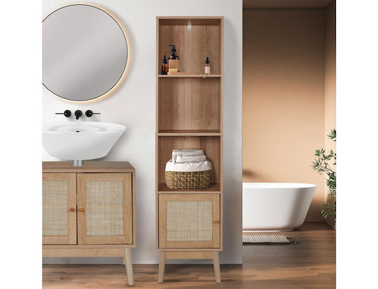 The Home Deco Factory HD0225 Στήλη Μπάνιου Δαπέδου 40x30x160cm Μπεζ