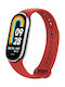 Fixed Λουράκι Σιλικόνης Κόκκινο (Smart Band 8 / Smart Band 9)