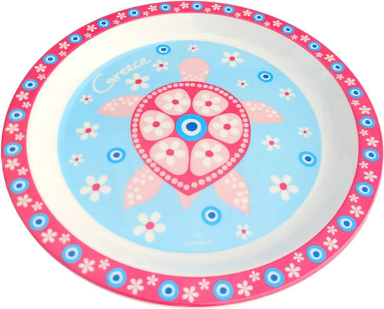 Baby Food Plate made of Melamine Pink