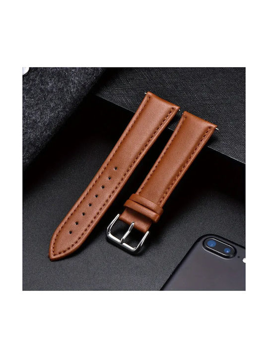 Microwear Leather Strap 24mm Quick Release Brown