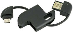 G382 Retractable USB 2.0 to Micro USB 1m