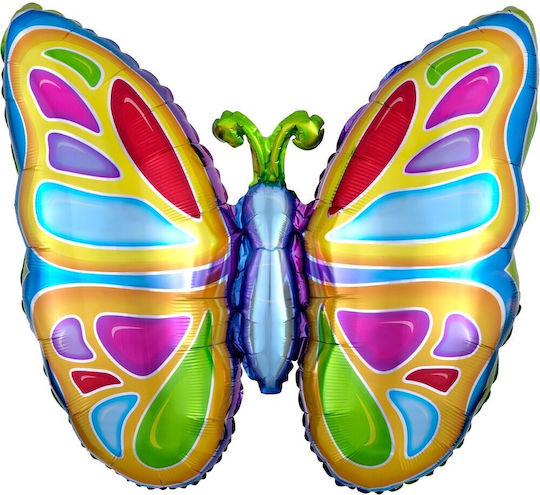 Foil Balloon Shape Butterfly 63 X 63 cm Bright Butterfly
