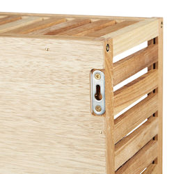 Relaxdays Cabinet de baie L30xA17xÎ80cm Nucă
