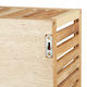 Relaxdays Bathroom Cabinet L30xW17xH80cm Walnut