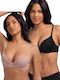 Push Up Bra Underwire Pink-black