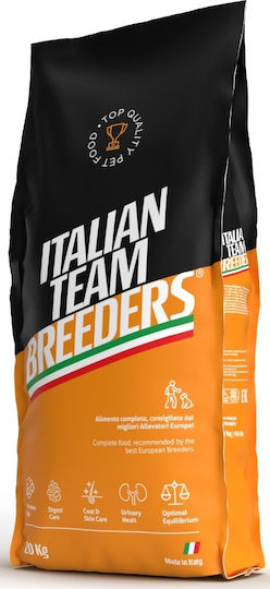 Italian Team Breeder 20kg Dry Food for Puppies with Meat, Calf, Chicken, Turkey and Rice