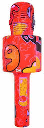 Kabelloses Karaoke-Mikrofon Siks Ly100 M2 Kinder Graffiti Modell 100Hz iOS Android Tablet PC Bluetooth USB Kabelloses Karaoke-Mikrofon Siks Ly100 M2 Kinder Graffiti Modell 100Hz iOS Android Tablet PC Bluetooth USB