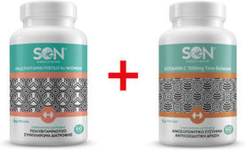 Science of Nature Fortius Women Πολυβιταμίνη & Vitamin C 1000mg Time Release για Ενίσχυση του Ανοσοποιητικού & Αντιοξειδωτική δράση 1000mg Citrus