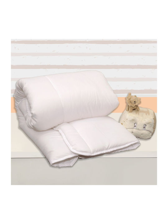 Baby Oliver Πάπλωμα Κούνιας Λευκό 100x140cm