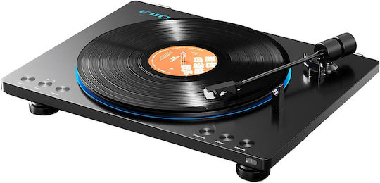 Fiio Tt13 Black Turntable Automatic Belt Drive Preamp Playback Speed 33 1/3 45 Rpm