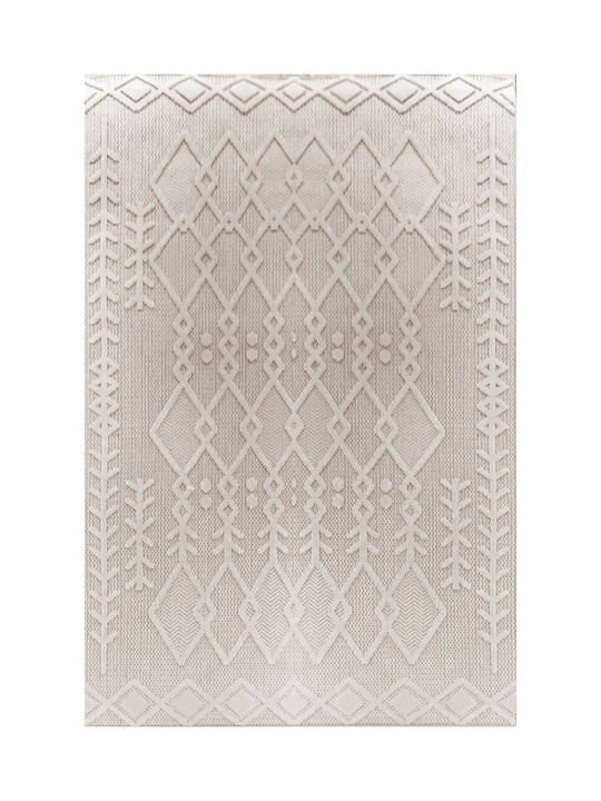 Klonaras Giardino Rectangular Rug Cream 133x190cm