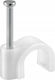 Goobay 17083 Cable Clips 100pcs White