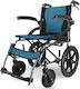 Medical Brace Scaun Cu Rotile 14" Pliabil Tip Simplu 46cm MB.W2005 Albastru