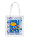Υφασμάτινη Τουριστική Τσάντα Καμβάς Chalkidiki 40x35cm 221073
