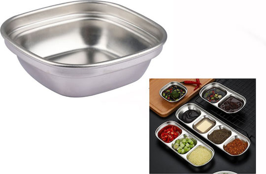 Galifas Купа за сервиране Квадрат Inox Сребрист 8.2x8.2бр