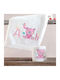 Rythmos Σετ Βρεφικές Πετσέτες 2τμχ Arthur Pink 70x140cm Βάρους 500gr/m²