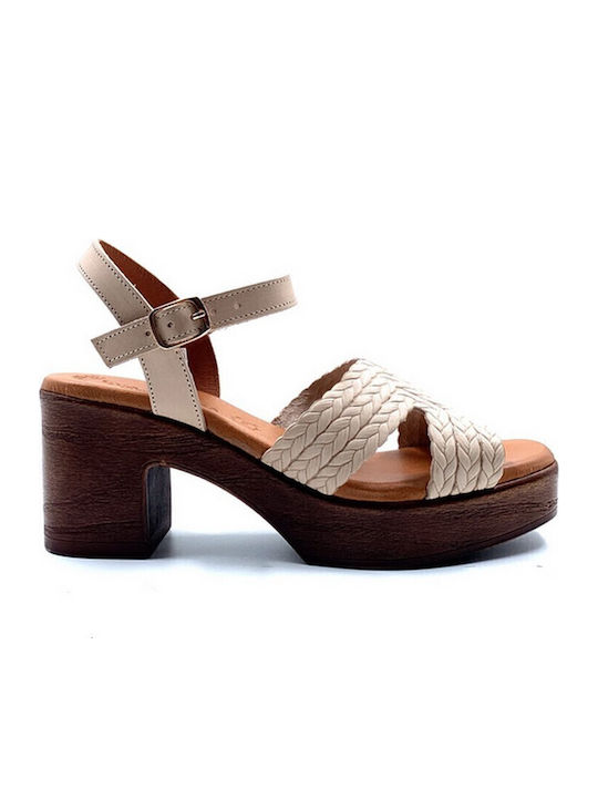 Eva Frutos Sandals Beige