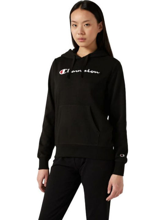 Women's Sweatshirt Hooded Black
