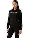 Women's Sweatshirt Hooded Black