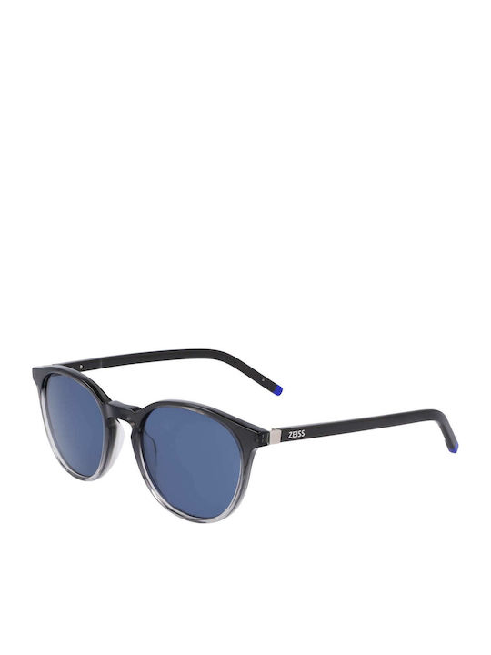 Zeiss Unisex Sunglasses with Gray Plastic Frame and Blue Lens S0390335