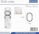 502086 Bathroom Curtain Rings Gray 502086
