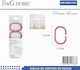 501953 Inele Pentru Perdele De Baie Roz 501953