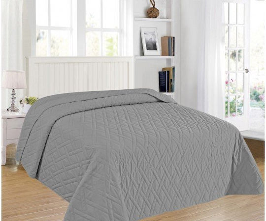 Adam Home Армония Покривало Единично Сив 160x240см
