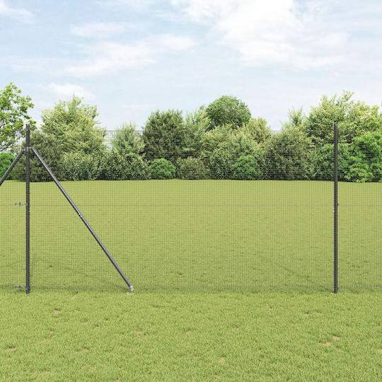 vidaXL Drahtgeflecht Elektrische Gitarren Gray 1.5x25m