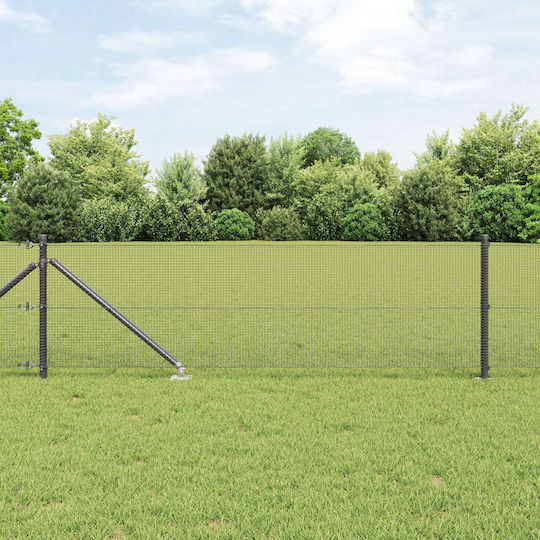 vidaXL Plasă de sârmă Module Gri 0.4x25m