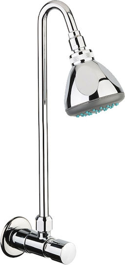 Flushometer-Dusche zur externen Wandmontage ohne Glockenstange für den professionellen Gebrauch Chrom Interflex 076483