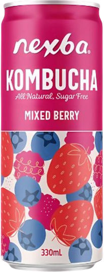 Kombucha Mixed Berry Sugar Free 330ml