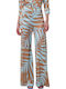 Audrey Dama Tesatura Pantaloni Sky Blue
