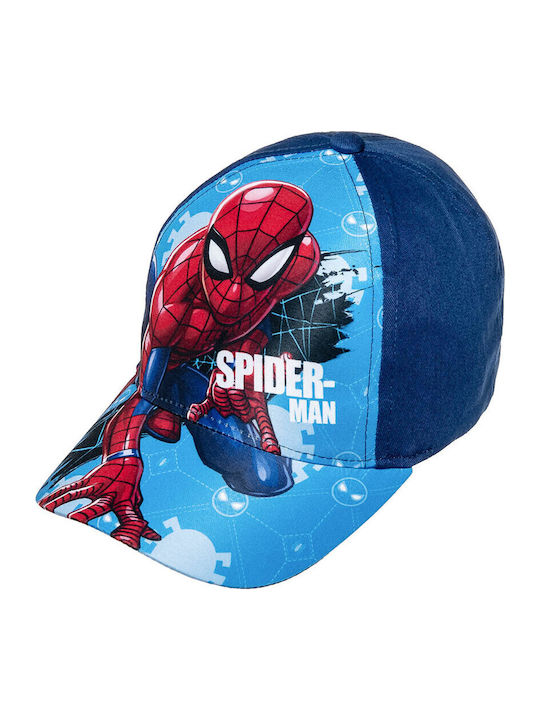 Marvel Παιδικό Καπέλο Jockey Υφασμάτινο Navy Μπλε