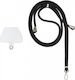 Techwave Universal Neck Strap Mobile Phones Tablets Black