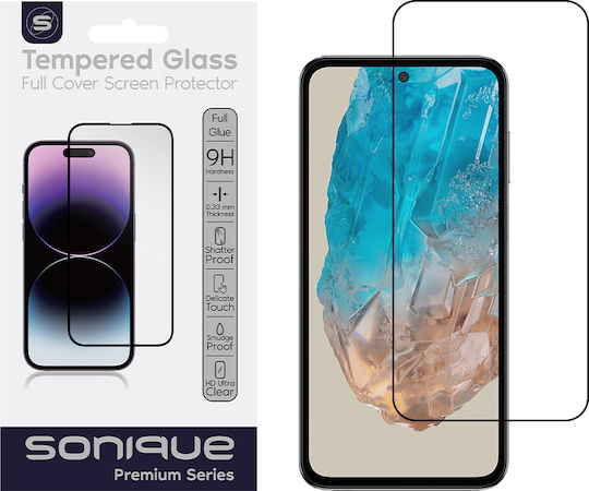 Sticlă Rezistentă Sonique Seria Premium HD Acoperire Completă 9H Samsung Galaxy M35 5G Negru
