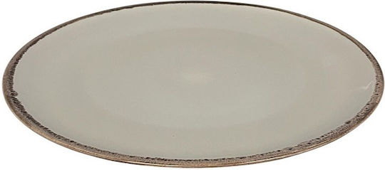 Espiel Vibes Plate Shallow made of Porcelain Gray with Diameter 27cm 6pcs
