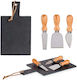 Slate 3 Cheese Knives 30x17cm