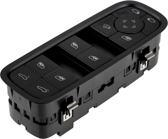 NTY Comutator geamuri auto pentru Porsche Panamera / Ardei iute Negru