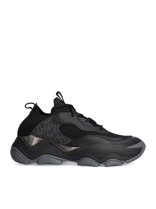 Michael Kors Knit Trainer Sneakers Μαύρα