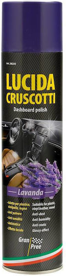 Lampa Gran Pree Cleaning and Polishing Spray for Car Dashboard with Aroma Lavender 400ml