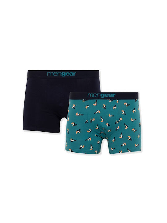 Men's Boxers Petrol-marine 2Pack