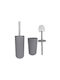 Plastic Toilet Brush Gray
