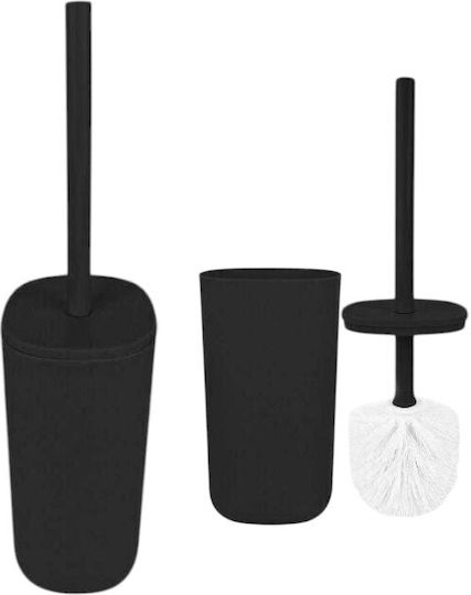 Plastic Toilet Brush Black