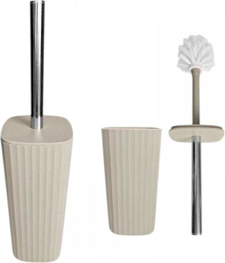 21564 Kunststoff Badezimmer Toilettenbürste Beige 21564 Kunststoff Badezimmer Toilettenbürste Beige
