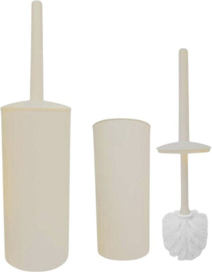 Plastic Toilet Brush Beige