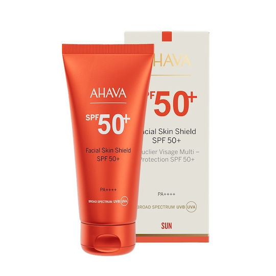 Ahava Facial Skin Shield Sunscreen Cream Face SPF50+ 50ml