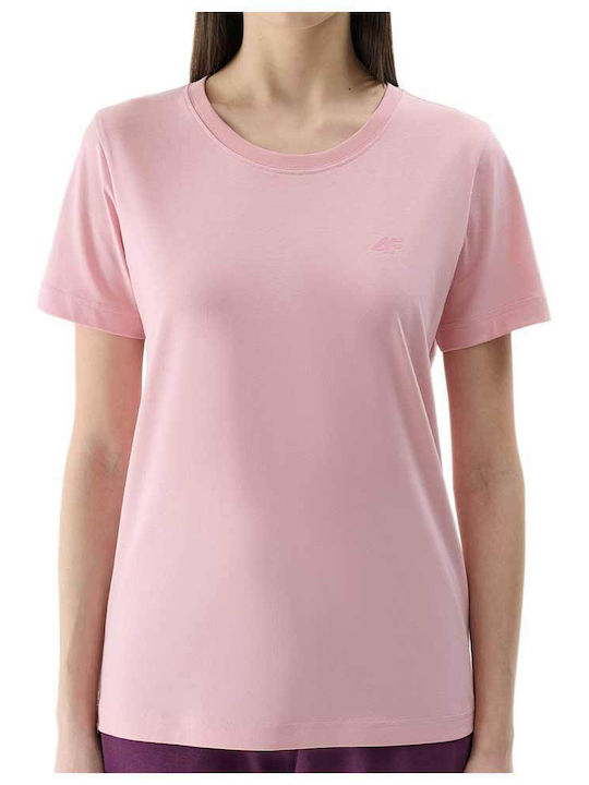 4F Γυναικείο T-shirt Ροζ