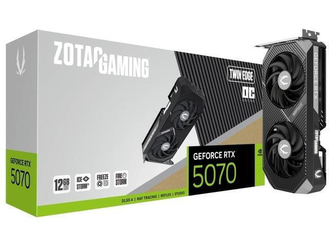 Zotac GeForce RTX 5070 12GB GDDR7 Twin Edge OC Κάρτα Γραφικών